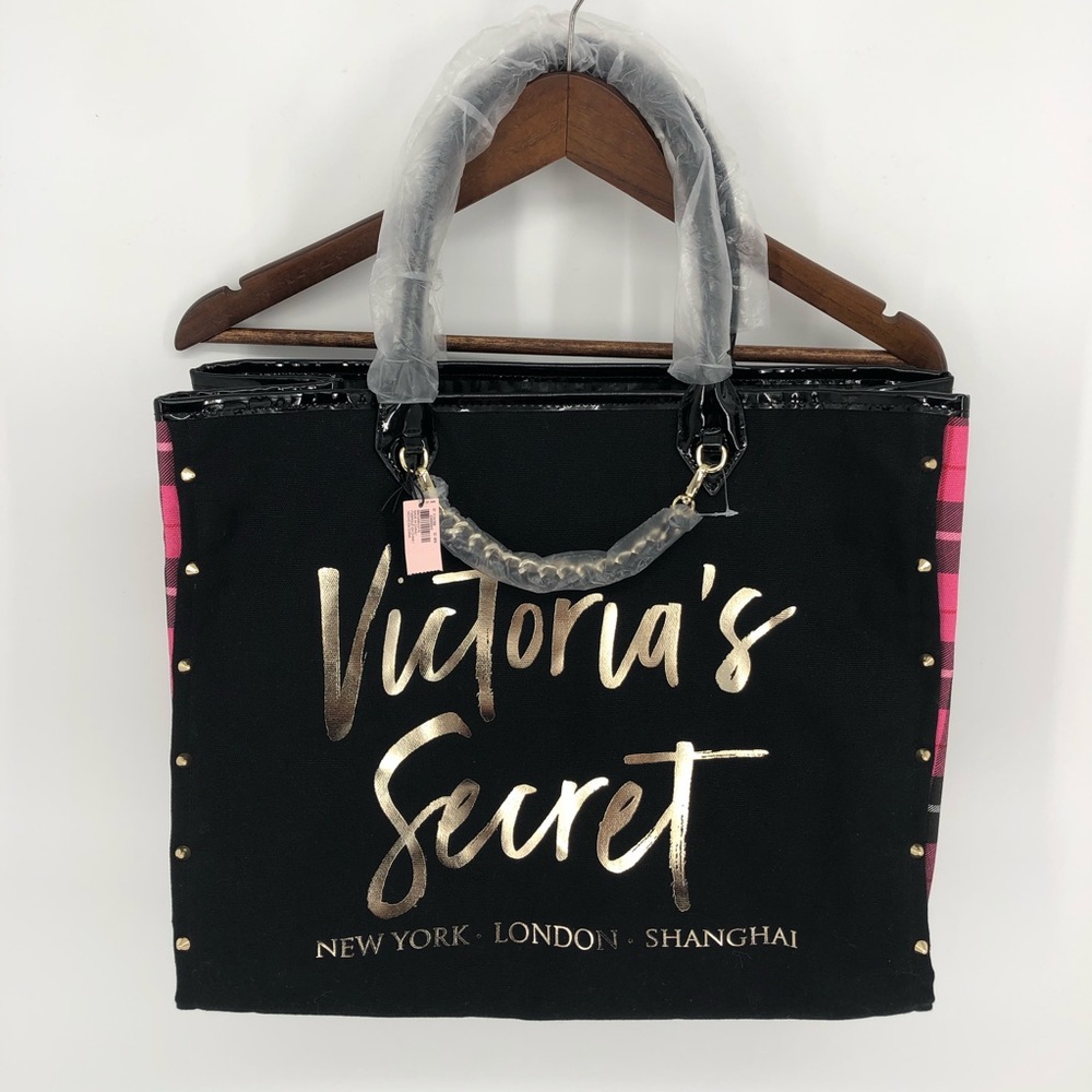 Victoria's Secret NY London Shanghai tote bag NWT